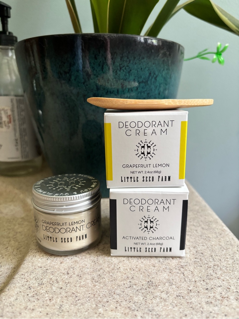 little seed farm deodorant trio and extras